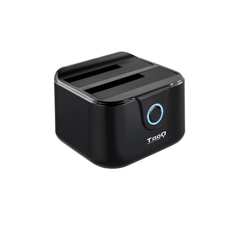 Dock base sata disks tooq 2 compartimentos 2,5 polegadas - 3,5 polegadas - usb 3.0 - função de clonagem