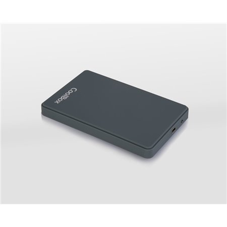 Caixa do disco rígido - hdd - ssd coolbox coo - scg2543 - 8 sata usb 3.0 cinza de 2,5 polegadas