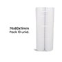 Rolo de Papel Normal 76x80x11 - Pack de 10 unidades
