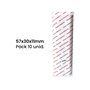 Rolo de Papel Térmico 57x30x11 - Pack de 10 unidades