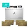 Impressora HP Laserjet M553 Color Enterprise - Recondicionada + Kit Toners Premium Alta Qualidade