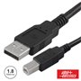 Cabo Usb-A 2.0 Macho / Usb-B Macho 1.8M Preto