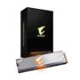 Disco rígido interno sólido hd m2 ssd 256 gb gigabyte aorus rgb nvme 2280 leitura 3100 mb - s gravação 1050 mb - s gp - asm2ne22