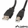 Cabo Usb-A 2.0 Macho / Usb-B Macho 3M Lanberg