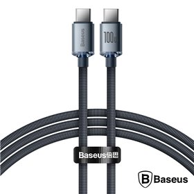 Cabo Usb-C Macho / Usb-C Macho Crystal Shine 1.2M Baseus