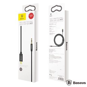 Cabo Usb-C 2.0 Macho / Jack 3.5Mm 1.2M Preto Baseus