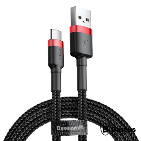 Cabo Usb-C 2.0 Macho /  Usb-C 3A 0.5M Preto Baseus