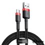 Cabo Usb-C 2.0 Macho /  Usb-C 3A 0.5M Preto Baseus