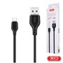 Cabo Usb-A 2.0 Macho / Usb-C 2.1A 1M Preto Xo