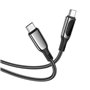 Cabo de Dados e Carregamento USB-C / Lightning de 20W, Hoco S51 - Preto