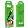 Cabo de Dados e Carregamento em Silicone USB-A / Lightning, Hoco X61 - Preto