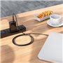 Cabo de Dados e Carregamento USB-C de 100W, Hoco X62 - Preto