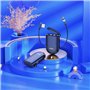 Estojo com Cabo de Carregamento USB, com Ponta Magnética Tipo-C, Micro USB e Lightning, Hoco S50 3-in-1 - Preto