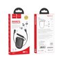 Estojo com Cabo de Carregamento USB, com Ponta Magnética Tipo-C, Micro USB e Lightning, Hoco S50 3-in-1 - Preto