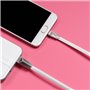 Cabo de Dados e Carregamento USB para Micro USB, Hoco X4 - Branco