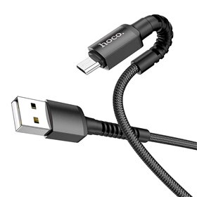 Cabo de Dados e Carregamento USB para Micro USB, Hoco X71 Especial - Preto