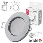 Aro Redondo Fixo Cromado P/ Mr16-Gu10 Avide
