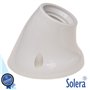 Casquilho P/ Lâmpada E27 Curvo Branco Solera