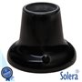 Casquilho P/ Lâmpada E27 Preto Solera