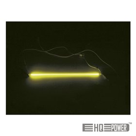 Lâmpada Tubular 180-800V Néon 30Cm Amarela Hq Power
