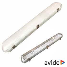 Armadura Estanque 1.5M P/ 2 Lâmpadas Led Tubular T8 Avide