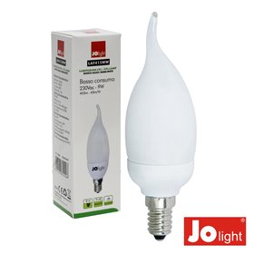 Lâmpada E14 9W40W 230V Eco Chama 405Lm 2700K