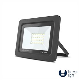 Foco Led 20W Foco Led 20W 230V 4500K 1600Lm Preto