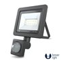 Foco Led 10W C/ Sensor 230V 6000K 800Lm Preto