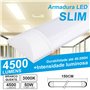 Armadura Led Batten Slim 50W 150Cm Ip40 3000K 4500Lm