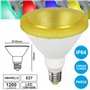 Lâmpada E27 15W80W 230V Led Par38 Amarela Ip64 1200Lm