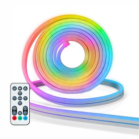 Kit Fita 300 Leds 5050 Rgbw 12V 5M Ip65 Wifi Efeito Néon