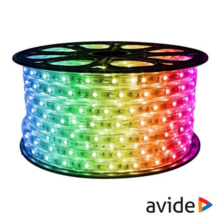 Fita 3000 Leds 5050 Rgb 220V 50M Ip67 Avide