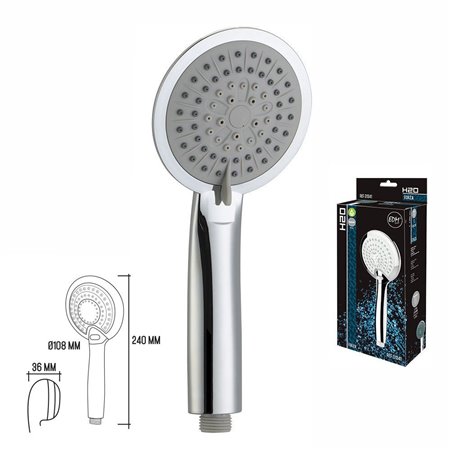 Chuveiro De Mão C/ 3 Funções De Jato Cromado