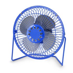 Ventoinha Secretária 6" C/ Usb Azul