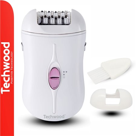 Depiladora Elétrica C/ Bateria E Escova Techwood