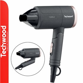 Secador De Cabelo 1300W Preto Techwood