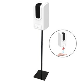 Dispensador Automático Gel Desinfetante 1L C/ Suporte Chão