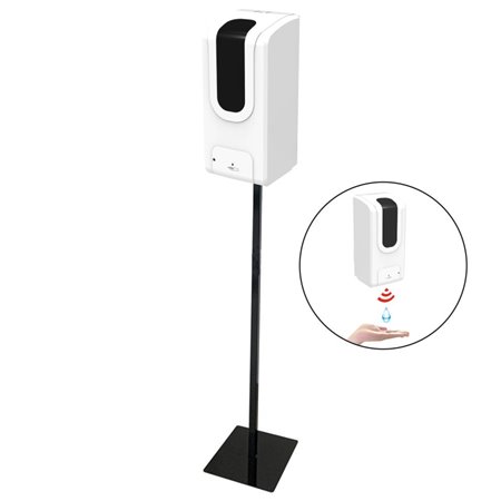 Dispensador Automático Gel Desinfetante 1L C/ Suporte Chão