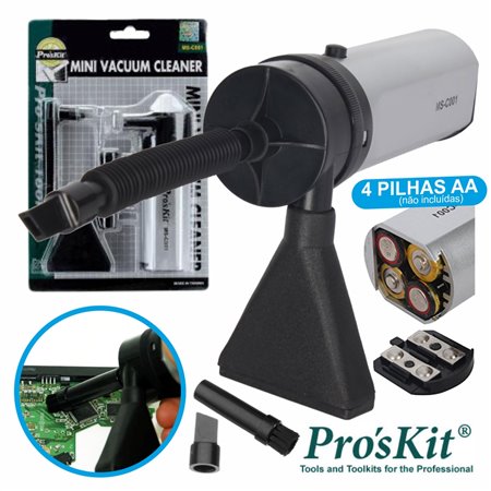 Mini Aspirador Portátil A Pilhas Proskit
