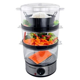 Cozedor A Vapor Elétrico 7L 400W Inox