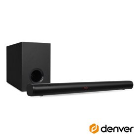 Barra Som C/ Sub S/ Fios Comando Usb/Bt/Sd/Aux 70W Denver