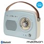 Rádio Fm/Aux//Bt/Mp3 Bat Extra Bass Vintage 30W Madison