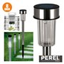 Candeeiro Exterior Solar 1 Led Jardim 8X Perel