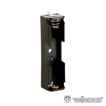 Suporte P/ 1 Pilha Aa C/ Terminais P/ Soldar Velleman