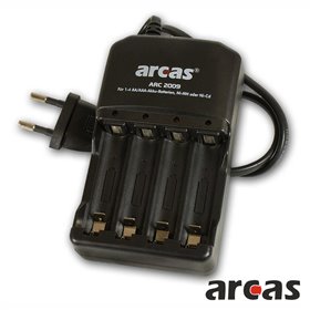 Carregador Universal Aa/Aaa Ni-Mh/Ni-Cd Arcas