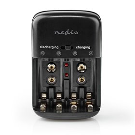 Carregador De Baterias Aa/Aaa/9V