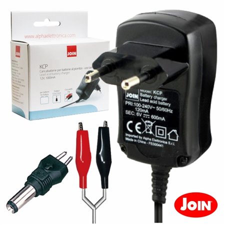 Carregador De Baterias 12V 1A C/ Proteção Join