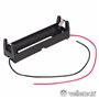 Suporte P/ 1 Pilha 18650 C/ Fios P/ Soldar Velleman