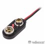 Suporte P/ 1 Pilha De 9V C/ Fios Velleman