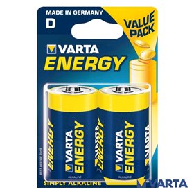 Pilha Alcalina Lr20/D 1.5V 2X Blister Varta